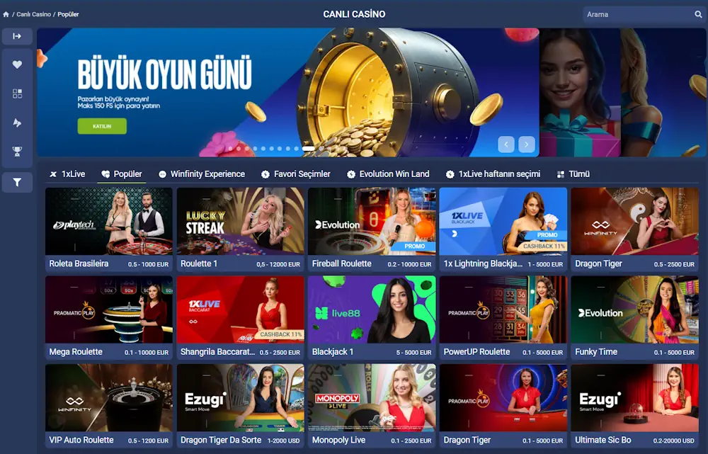 1xbet casino inceleme